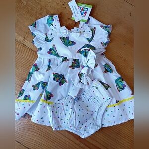 The Very Hungry Caterpillar Eric Carle 3 Piece Set Baby Girl 3mo